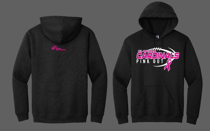 CRHC - Football Pink Out Hoodie