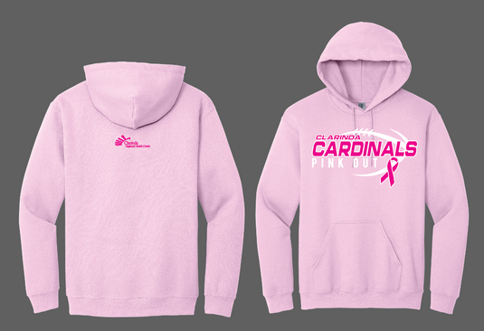 CRHC - Football Pink Out Hoodie