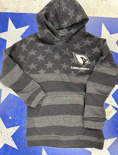 J. AMERICA Flag Cardinal Hoodie - Youth