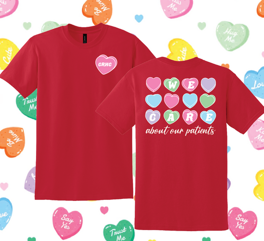 CRHC - Conversation Hearts Apparel - RED