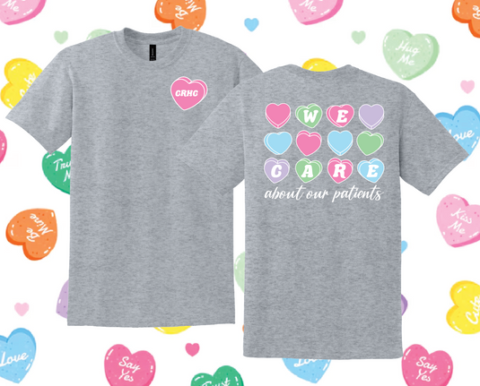 CRHC - Conversation Hearts Apparel - GREY