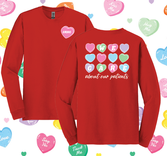 CRHC - Conversation Hearts Apparel - RED