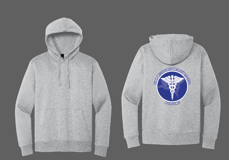 IWCC RN HOODIE - BACK LOGO ONLY – Main Street Designs